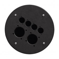 Procab CRP342 2 x schuko size + 4 x d-size hole center plate